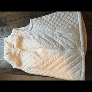 White winter vest
